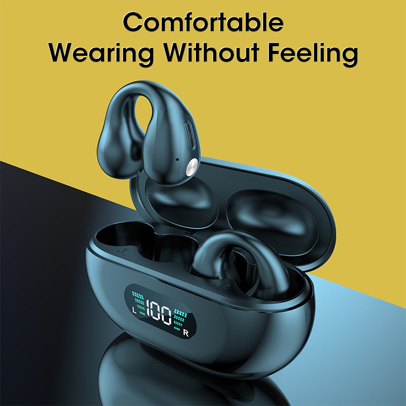 Bone Conduction TWS Bluetooth Earbuds with Touch Control & HIFI Sound